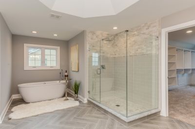 Glass Panel Shower Enclosure